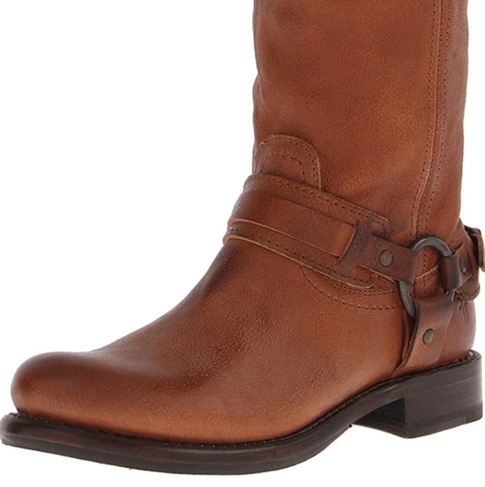 FRYE Jenna Belted Harness Boot in Cognac
Size 8.5